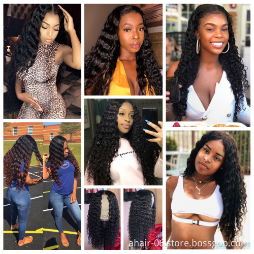 Wholesale 4*4 lacefront wigs brazilian human hair wigs for black women